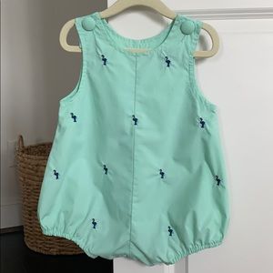 Lullaby Set Mint Flamingo Bubble - 2T